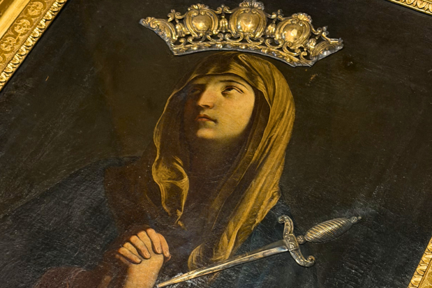 imamgine-miracolosa-madonna-addolorata Immagine miracolosa della Madonna Addolorata venerata a Roma durante la solenne traslazione dalla Chiesa della Natività di Piazza Pasquino al Santuario di San Salvatore in Lauro